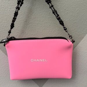 CHANEL Clutch with Beaded Strap NIB
Plus chain added for a Crossbody Bag